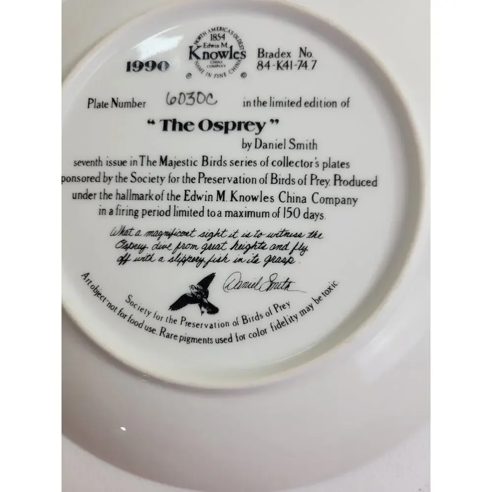 VTG 1990 Edwin Knowles The Osprey by Daniel Smith‎ 8.5